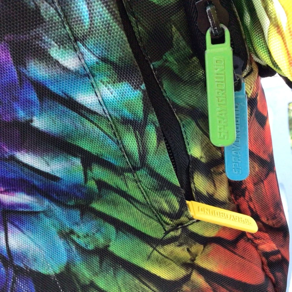 Sprayground Limited Edition Rainbow Feather Angel Wings Backpack - Multicolor